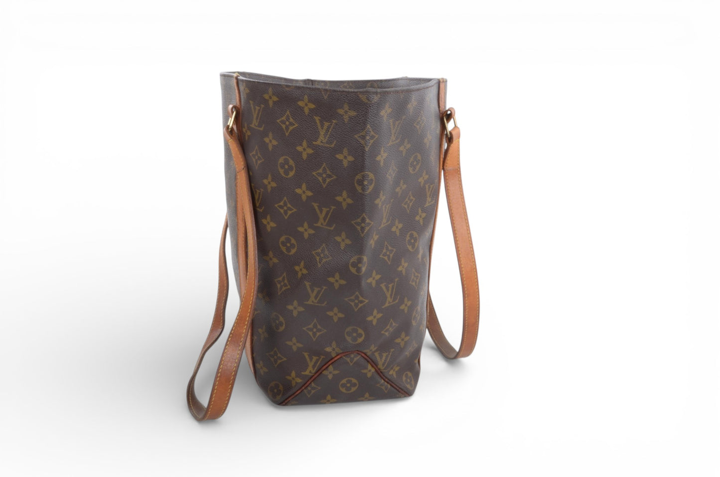 Louis Vuitton Vintage Sac Shopping Tote Shoulder Bag Handbag Monogram Canvas Vintage Designer Classic Authentic