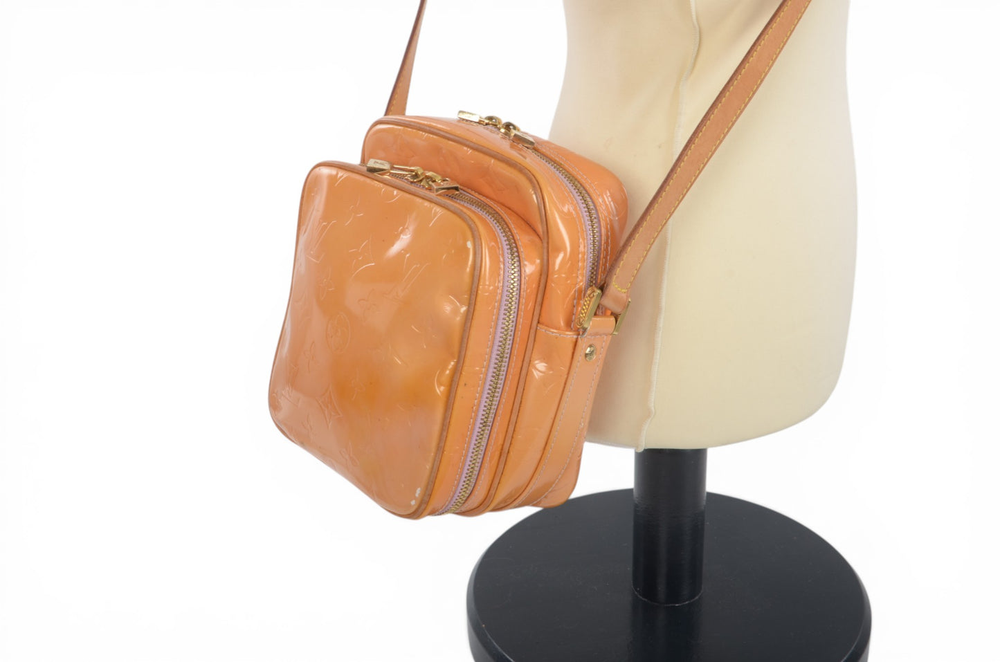 Louis Vuitton Vernis Wooster Crossbody Bag Monogram Vintage Designer Classic Authentic