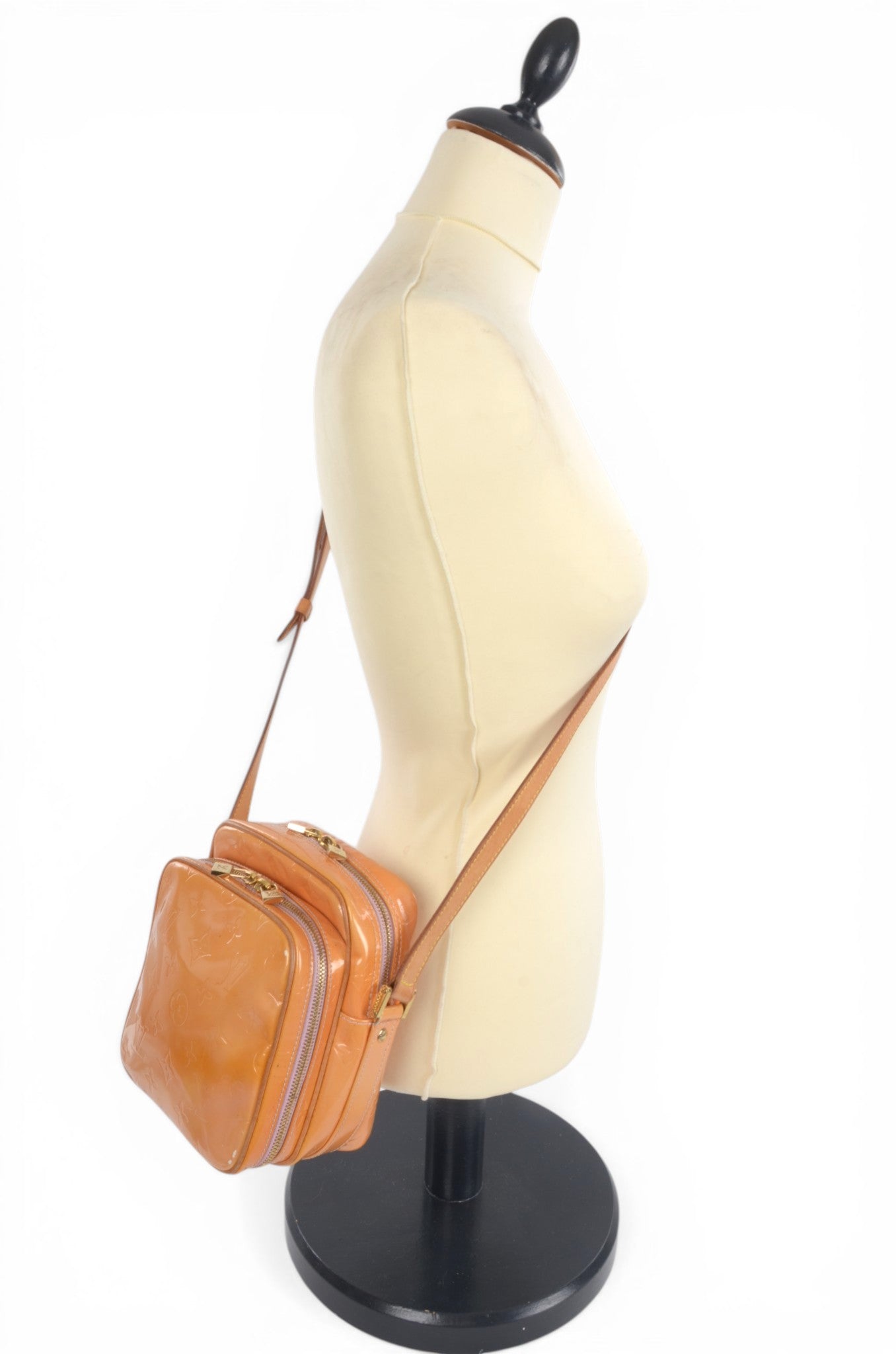 Louis Vuitton Vernis Wooster Crossbody Bag Monogram Vintage Designer Classic Authentic