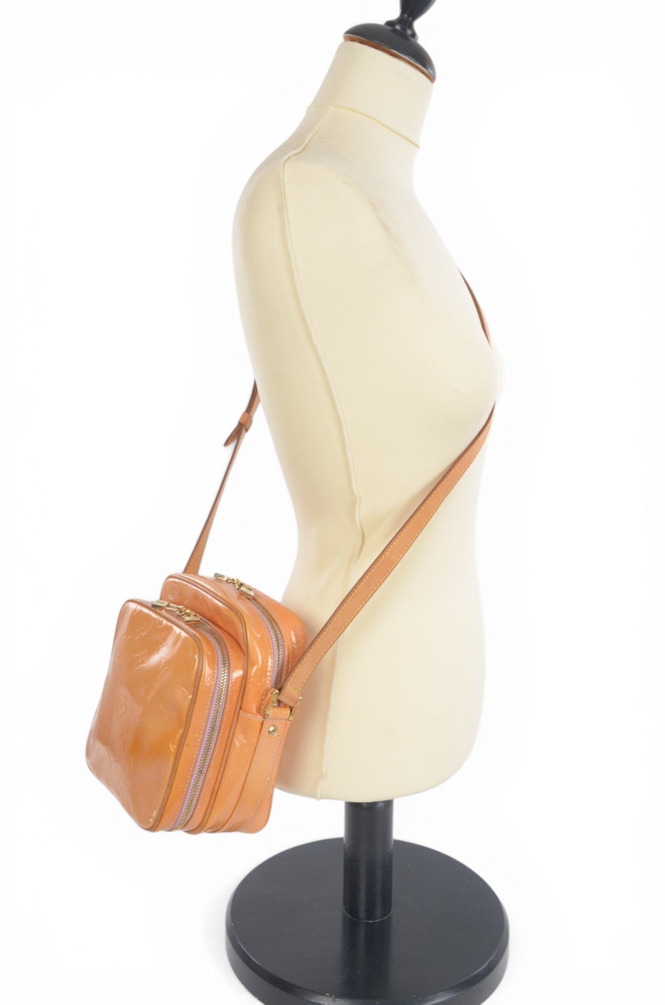 Louis Vuitton Vernis Wooster Crossbody Bag Monogram Vintage Designer Classic Authentic