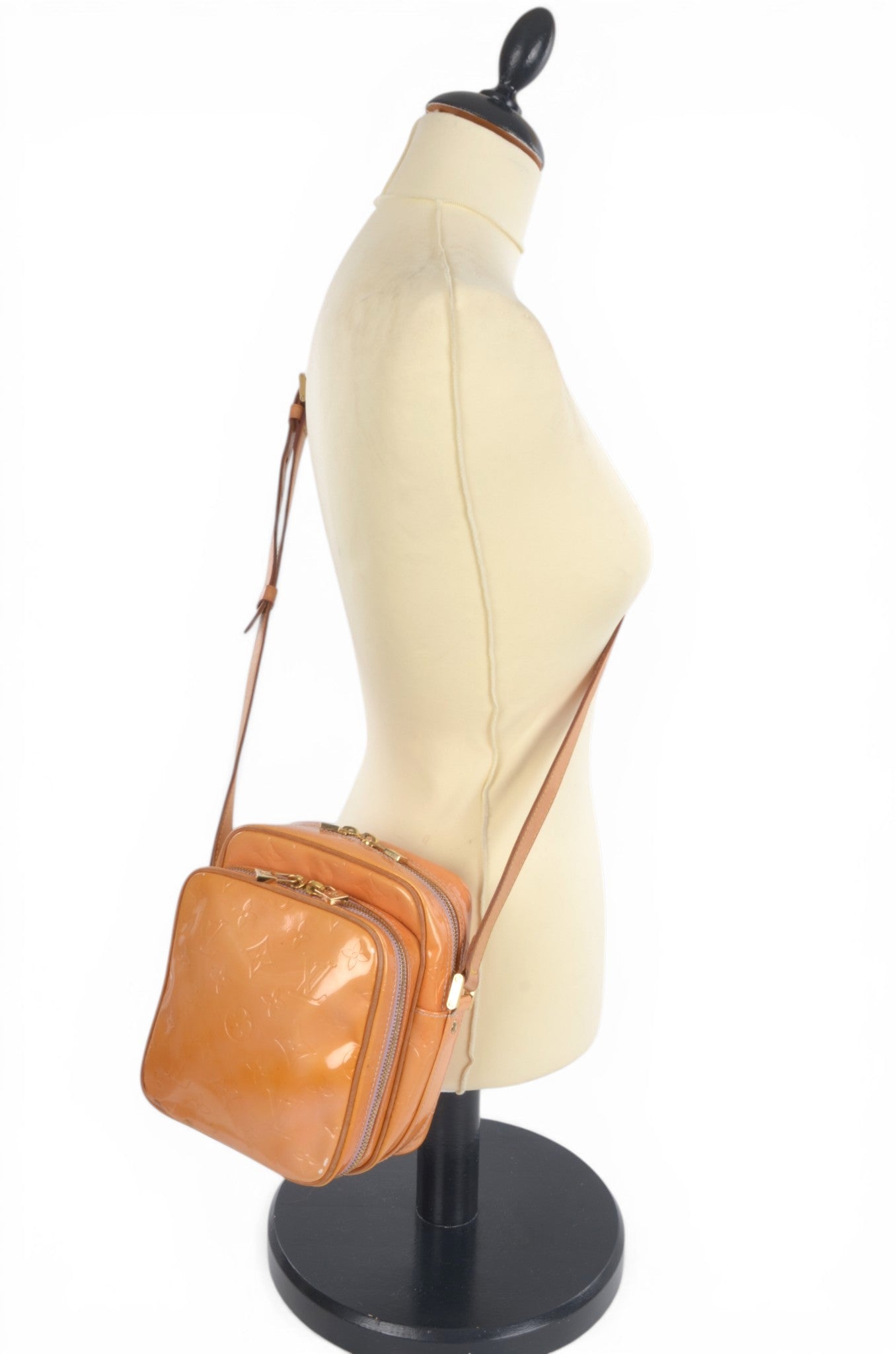 Louis Vuitton Vernis Wooster Crossbody Bag Monogram Vintage Designer Classic Authentic