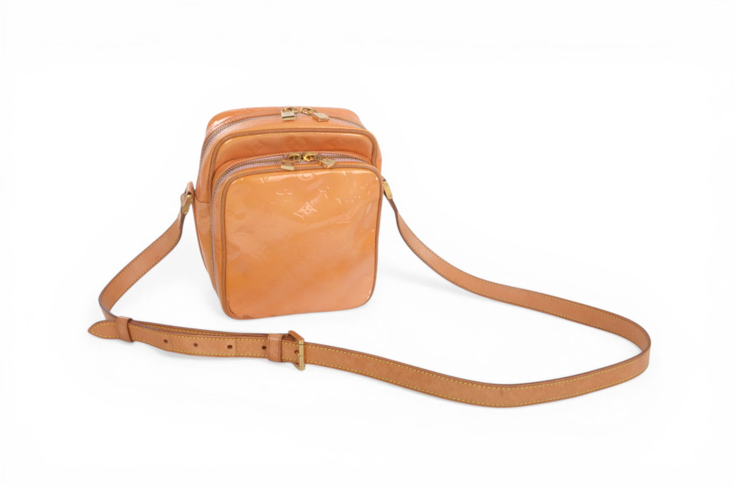 Louis Vuitton Vernis Wooster Crossbody Bag Monogram Vintage Designer Classic Authentic