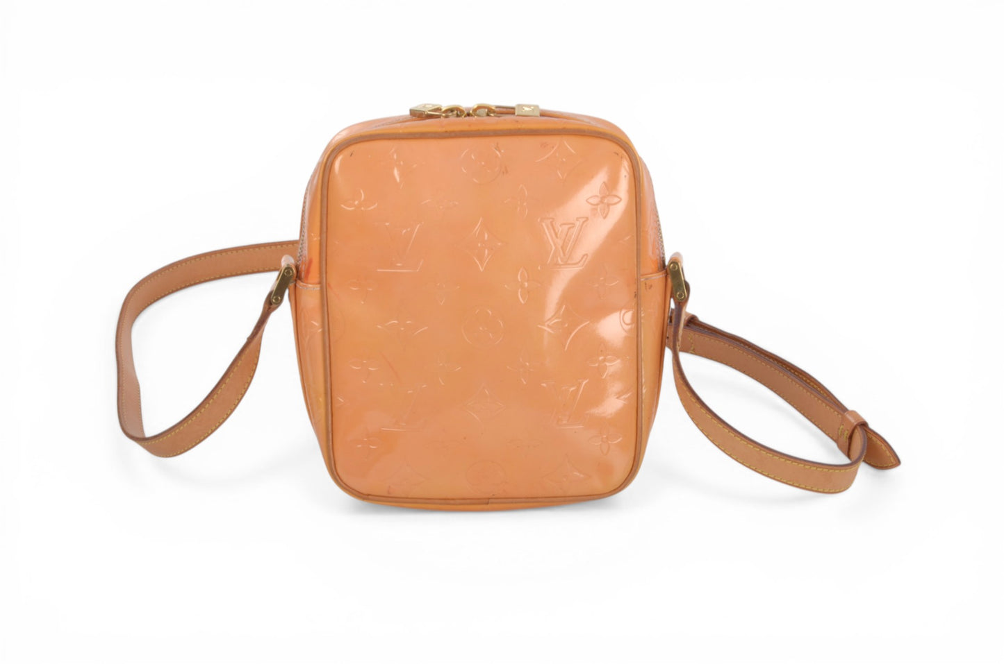 Louis Vuitton Vernis Wooster Crossbody Bag Monogram Vintage Designer Classic Authentic