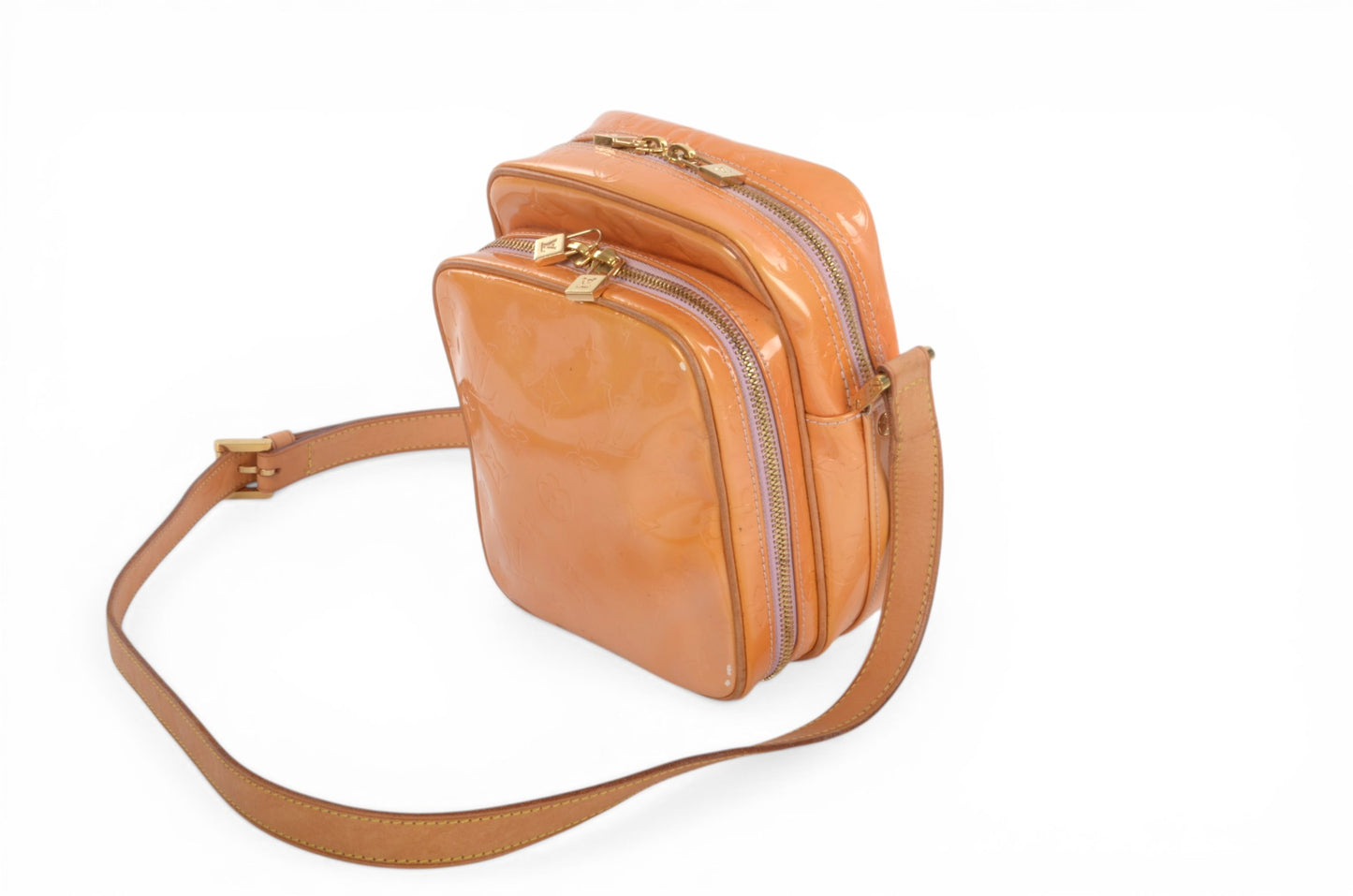 Louis Vuitton Vernis Wooster Crossbody Bag Monogram Vintage Designer Classic Authentic