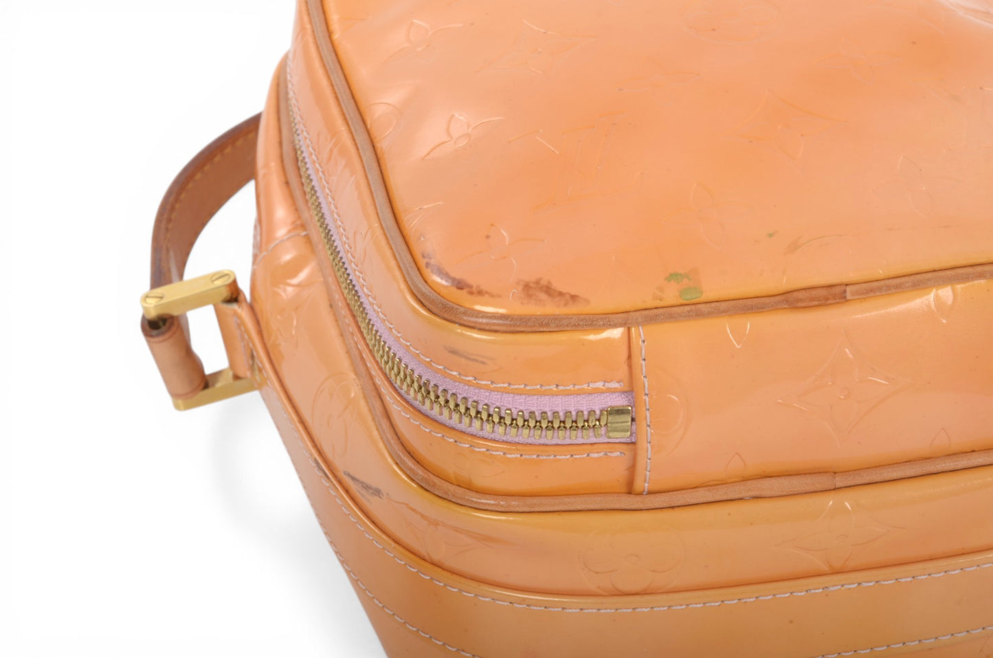 Louis Vuitton Vernis Wooster Crossbody Bag Monogram Vintage Designer Classic Authentic