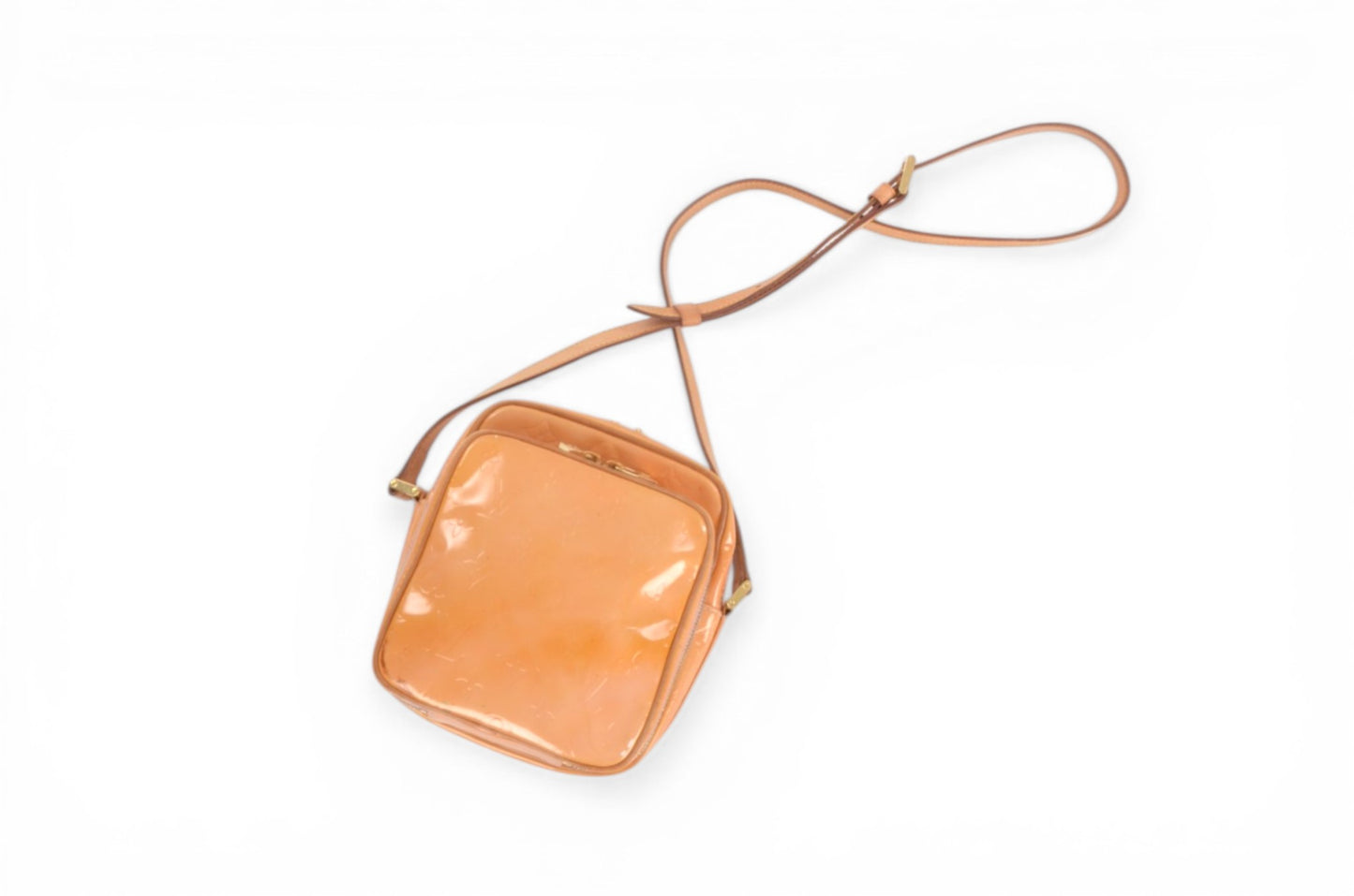 Louis Vuitton Vernis Wooster Crossbody Bag Monogram Vintage Designer Classic Authentic