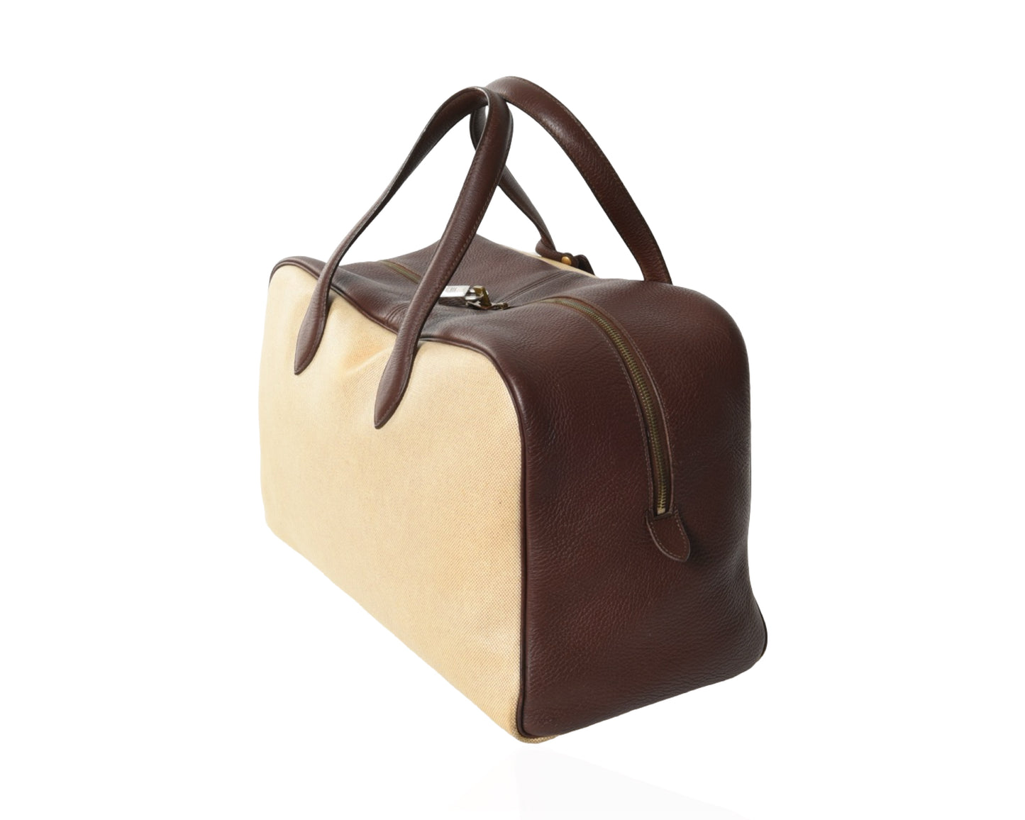 Hermès Victoria 50 Boston Bag Tote Weekend Travel Leather Taurillon Clemence
