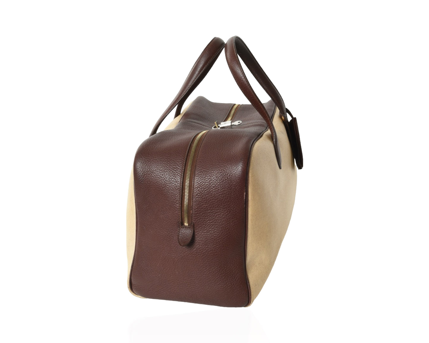 Hermès Victoria 50 Boston Bag Tote Weekend Travel Leather Taurillon Clemence