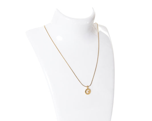 Givenchy Gold Colored Metal Necklace Vintage
