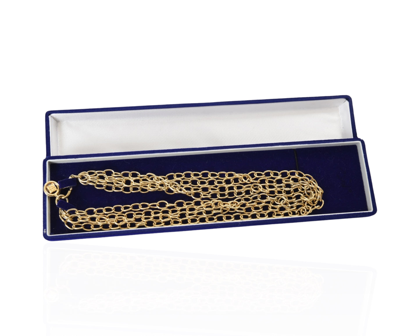 Givenchy Gold Metal Chain Necklace Vintage