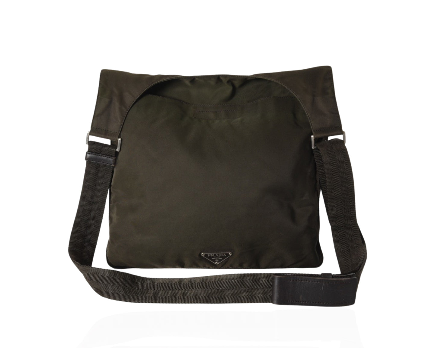 Prada Tessuto Nylon Fabric Shoulder Bag Crossbody Vintage