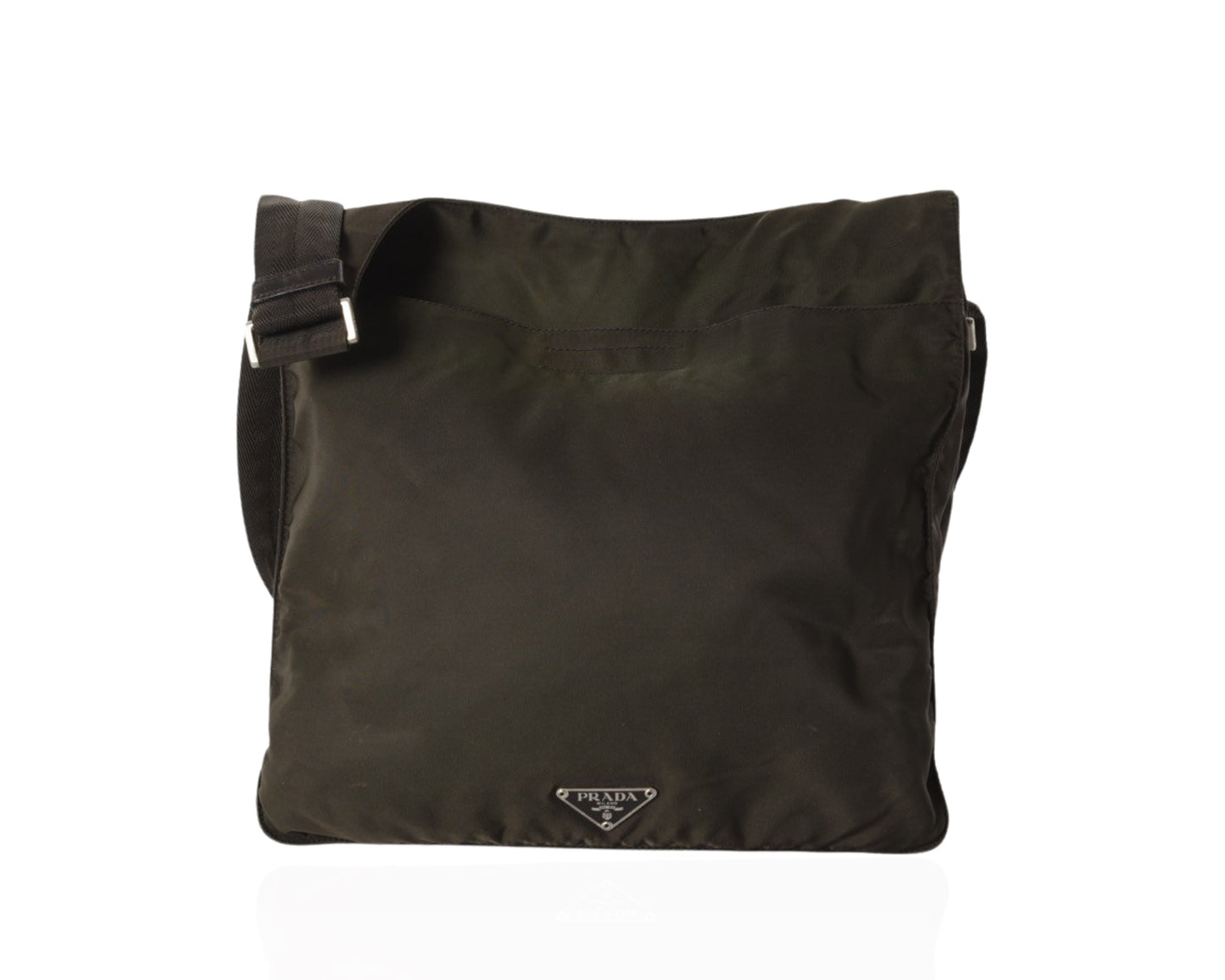 Prada Tessuto Nylon Fabric Shoulder Bag Crossbody Vintage