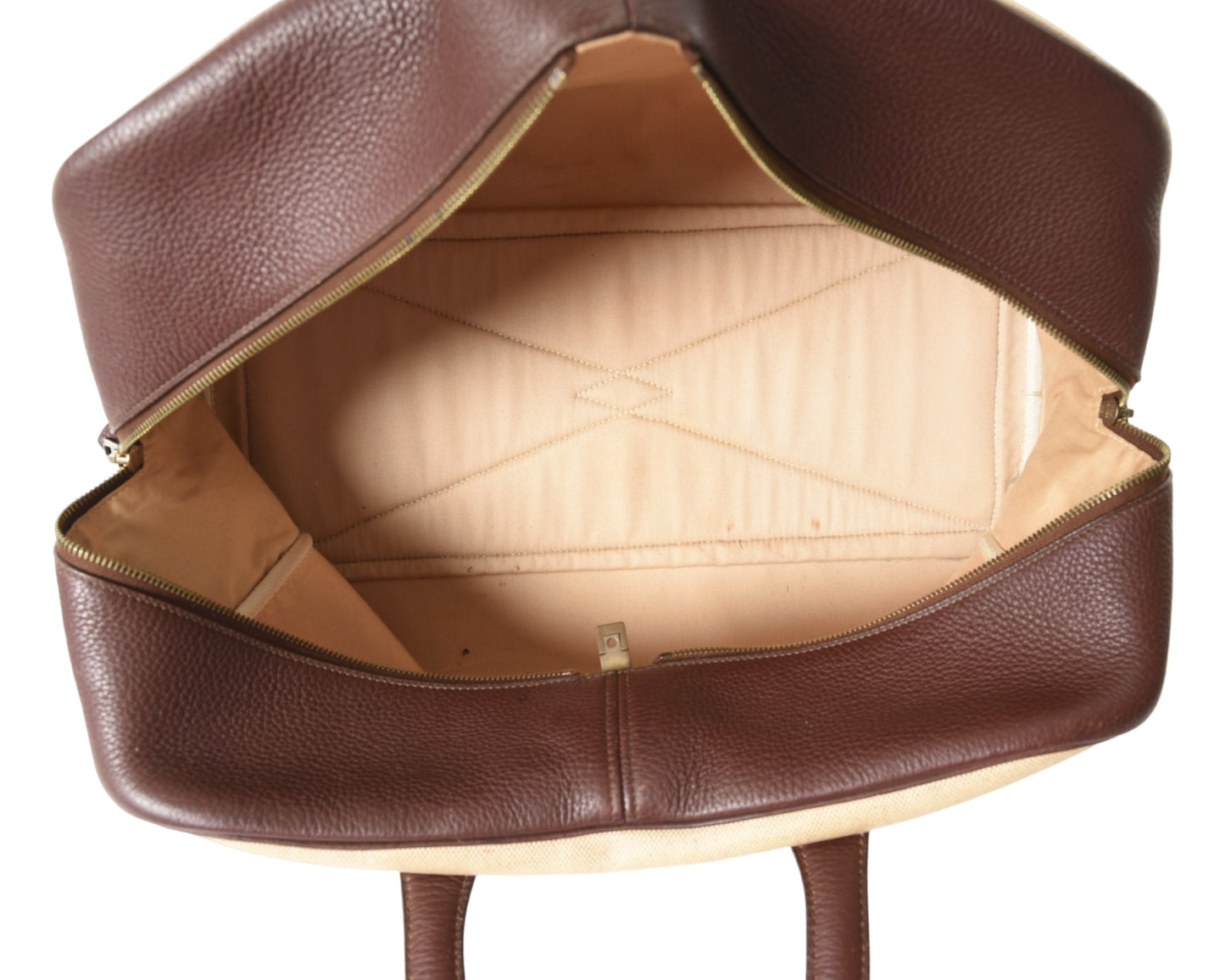 Hermès Victoria 50 Boston Bag Tote Weekend Travel Leather Taurillon Clemence