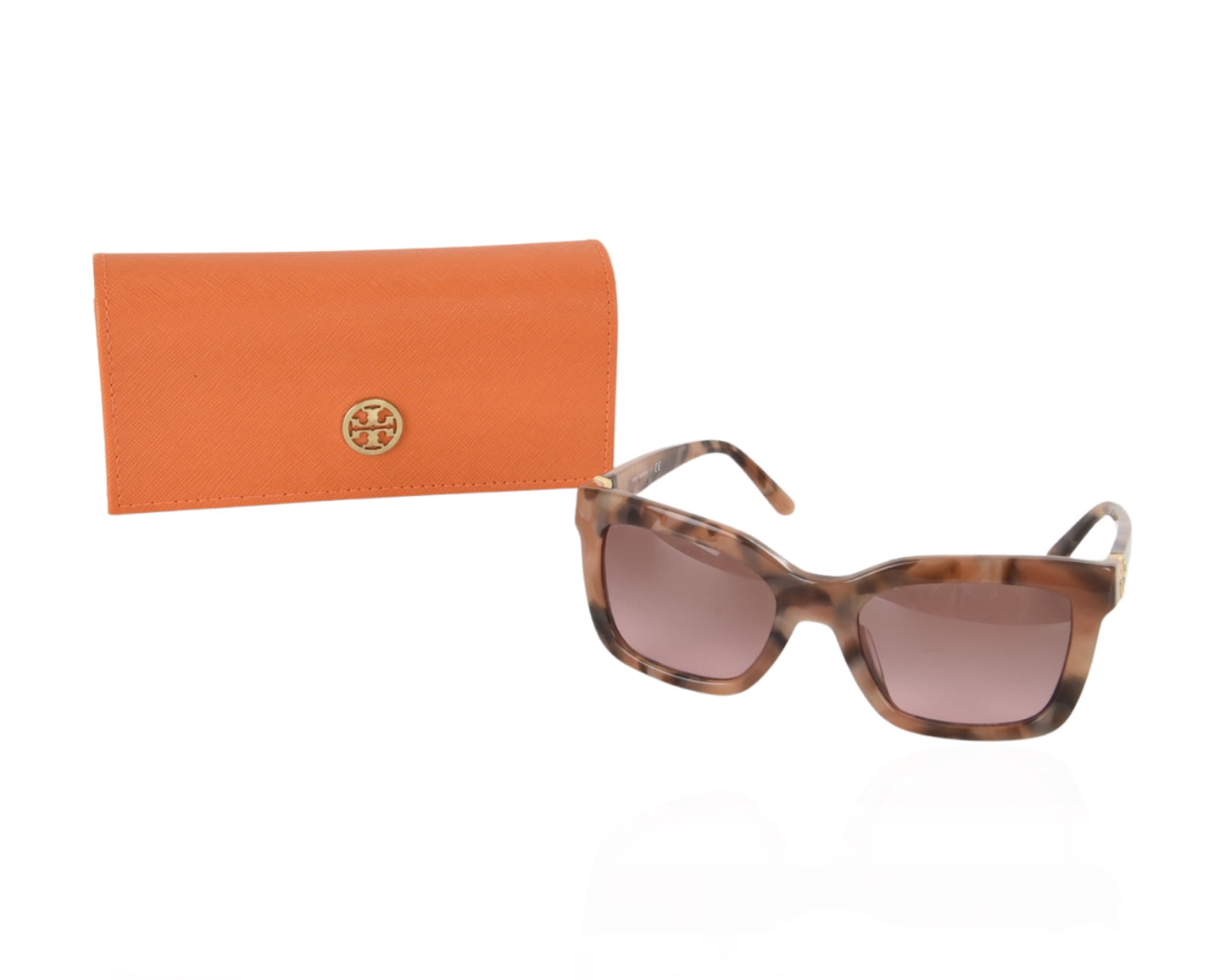Tory Burch Tortoise Sunglasses With Case
