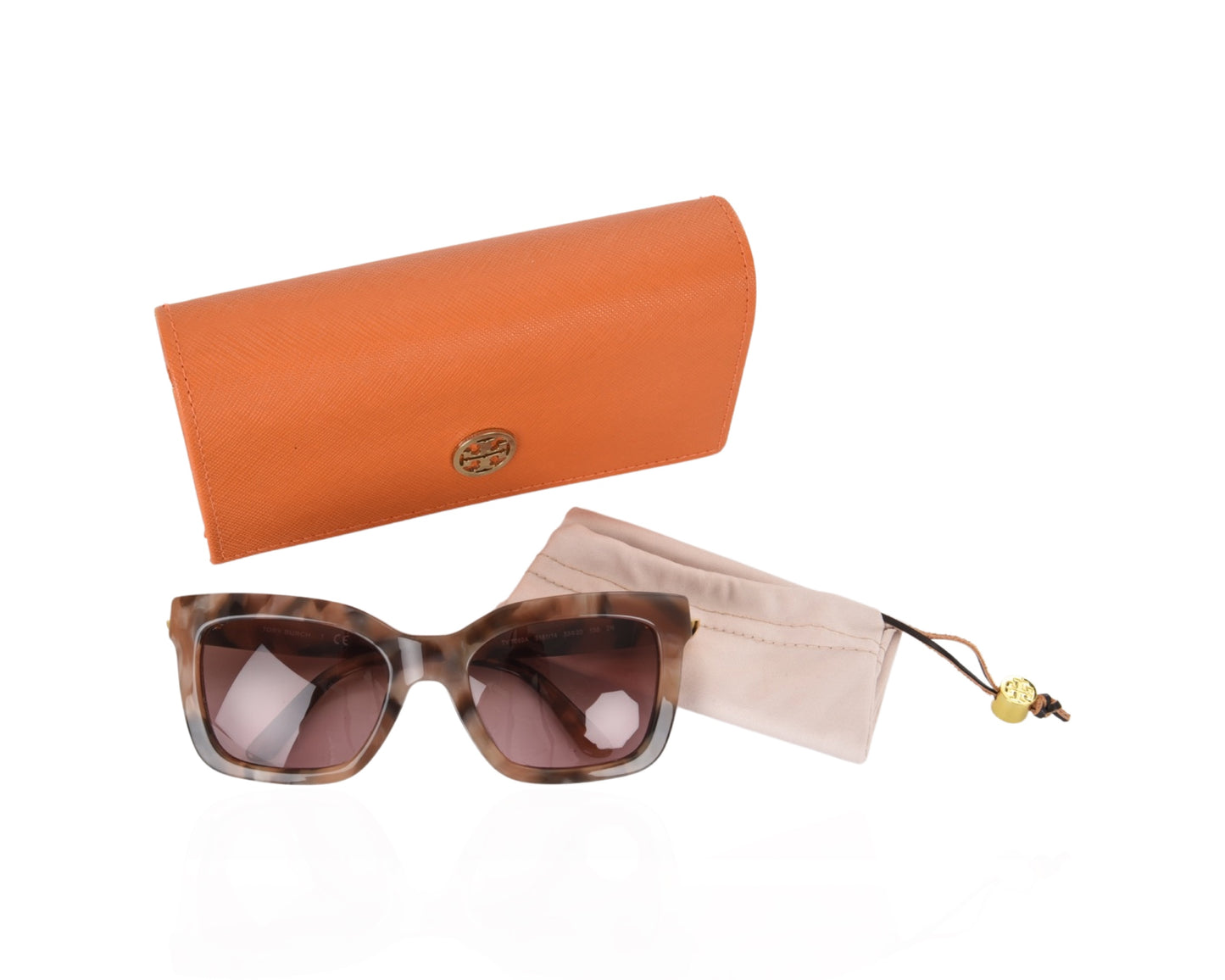 Tory Burch Tortoise Sunglasses With Case
