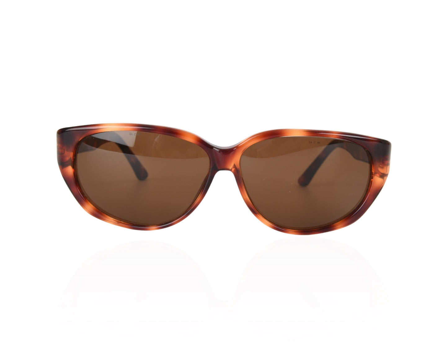 Gucci Havana Brown Tortoise Vintage Sunglasses