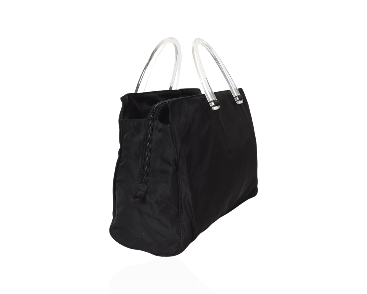 Prada Vintage Black Tessuto Nylon Bag Handbag