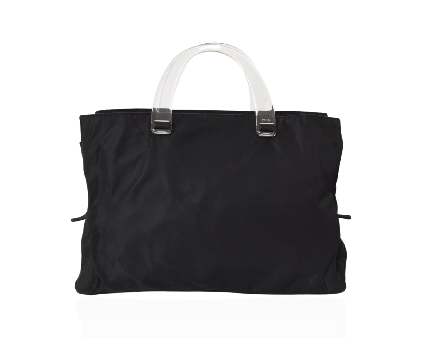 Prada Vintage Black Tessuto Nylon Bag Handbag