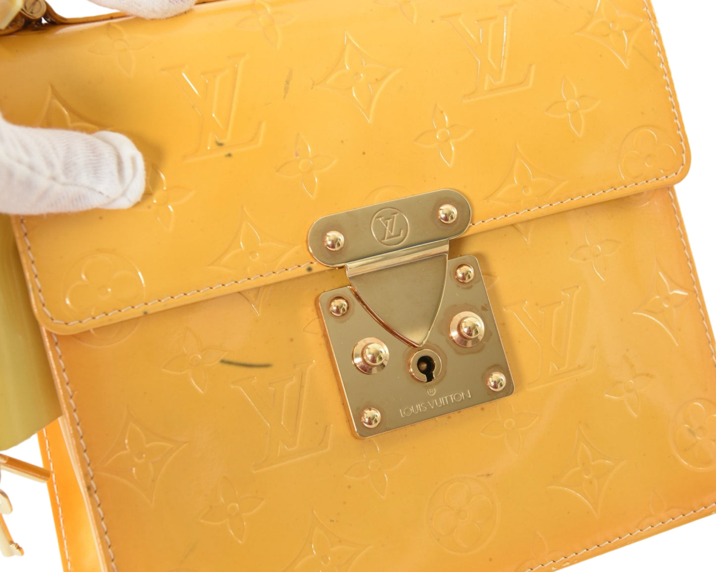 Louis Vuitton Monogram Vernis Spring Street Bag Mini Handbag Satchel Vintage