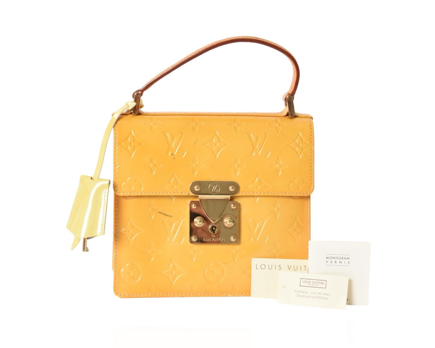 Louis Vuitton Monogram Vernis Spring Street Bag Mini Handbag Satchel Vintage