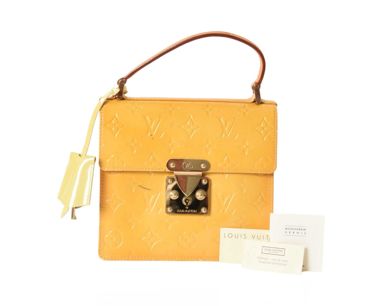 Louis Vuitton Monogram Vernis Spring Street Bag Mini Handbag Satchel Vintage