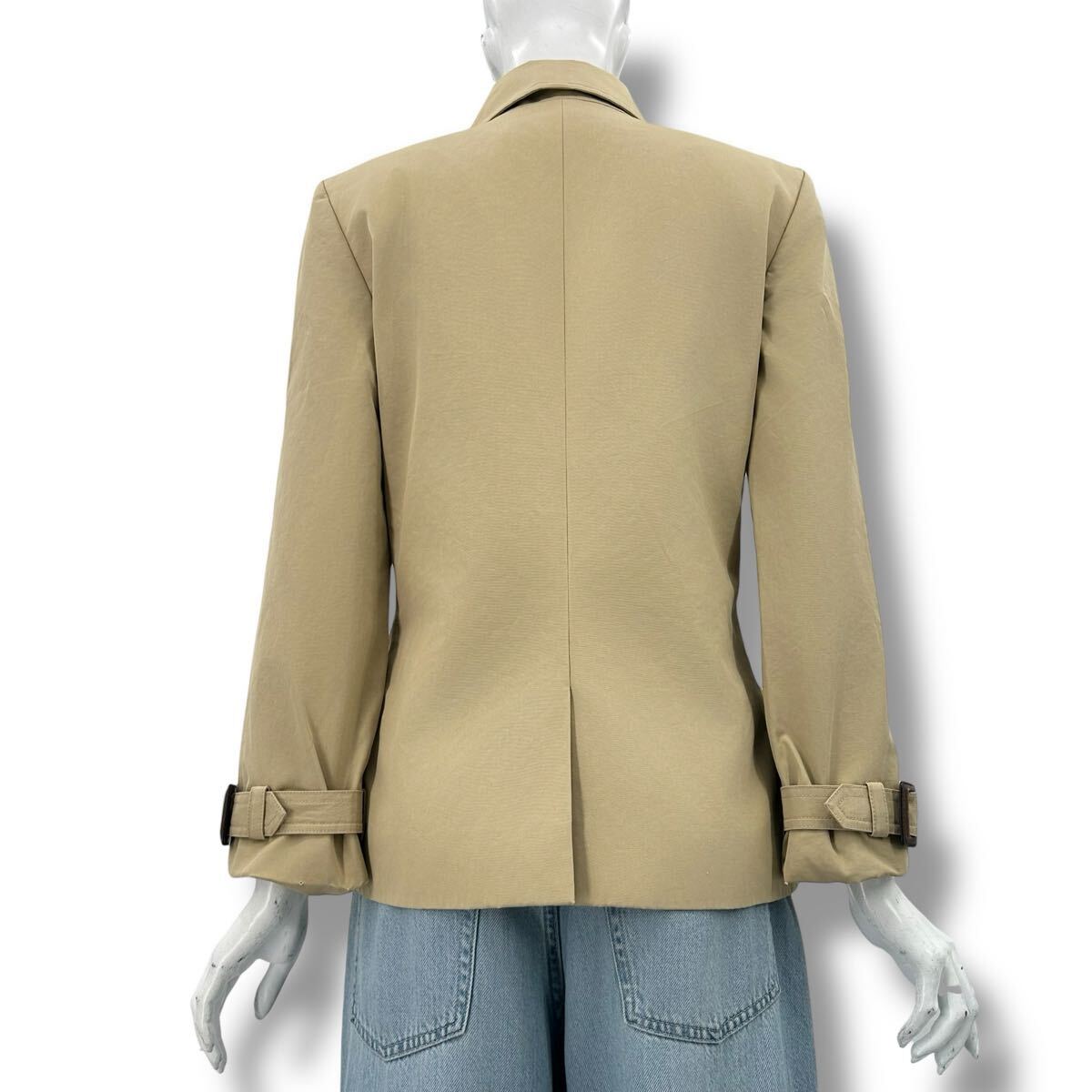 Christian Dior Jacket Trench Trenchcoat Beige Size 36 Small Designer Classic Vintage