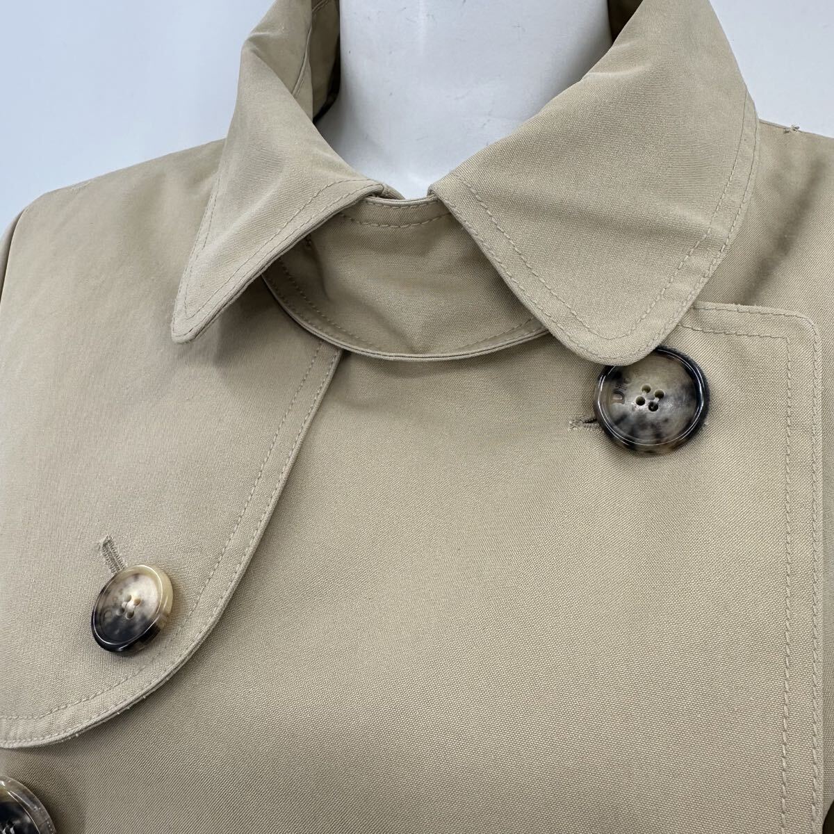 Christian Dior Jacket Trench Trenchcoat Beige Size 36 Small Designer Classic Vintage